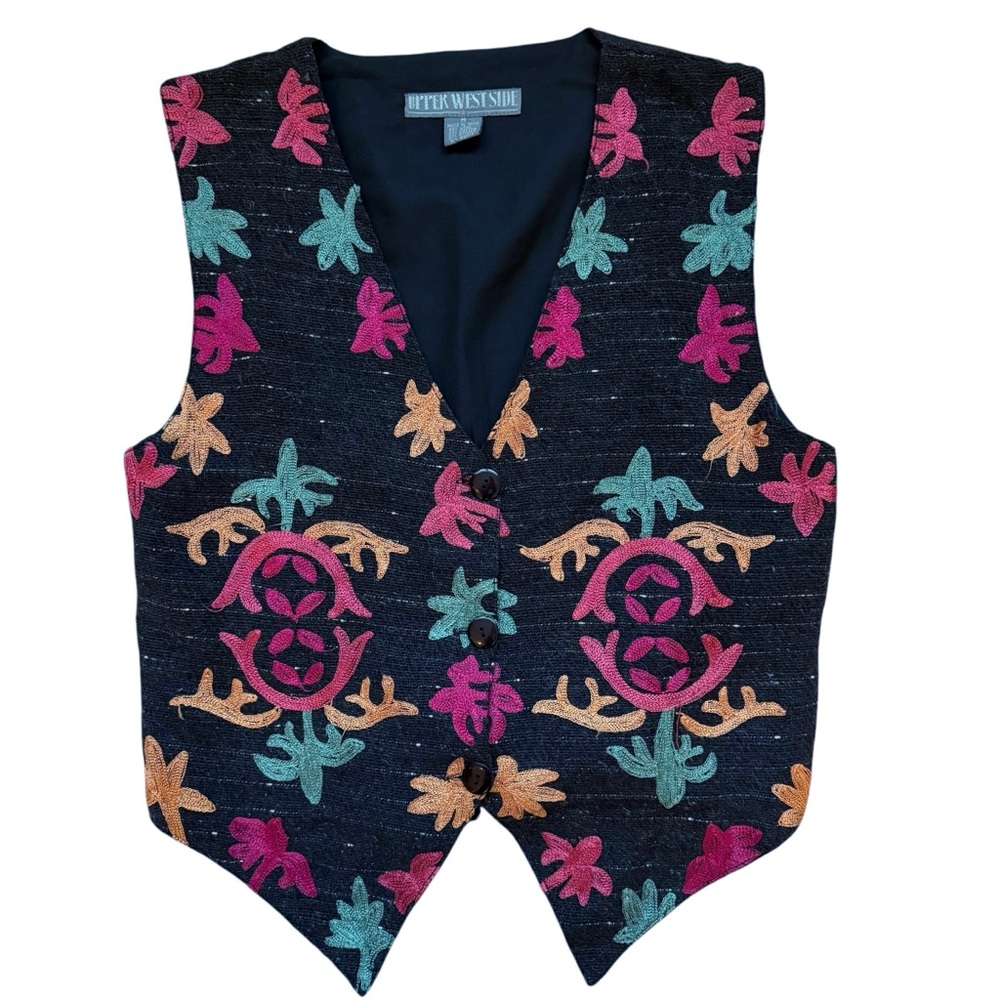 Vintage Vest Upper West Side Wool Blend Size Medium